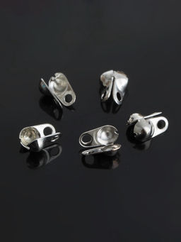 Концевик, цвет серебро, СМ-262, 3.2 мм (набор 20 шт.)