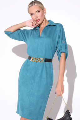 Платье Беатрис (бирюза) - Эльза фото 4