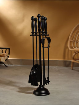 Каминный набор Очаг сталь, 4 предмета, 13х13х61 см - Simaland фото 2