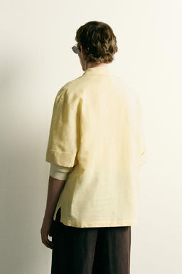 CAMISA POLO ALGOD?N - LINO / Lima - Zara фото 3