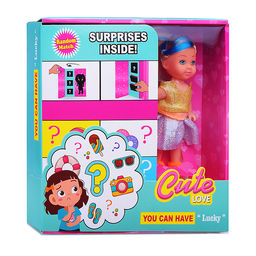 Кукла "Модный гардероб" с аксессуарами, в коробке