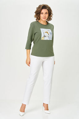 Джемпер Rumoda 2282 зеленый  фото 4