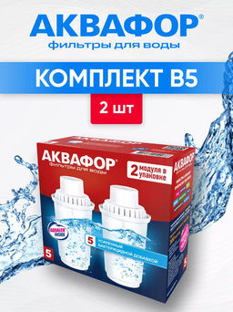 -13% Сменный модуль В5 бактерицидный (комплект из 2-х штук) Аквафор