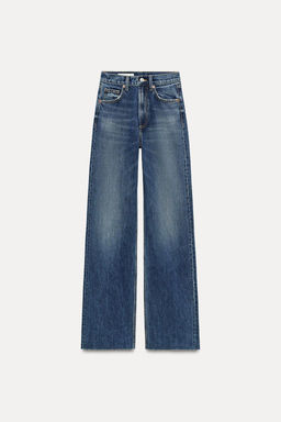 TRF WIDE-LEG HIGH-WAIST JEANS - Zara фото 7