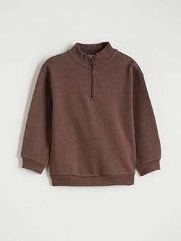 Dik Yaka Erkek ?ocuk Sweatshirt