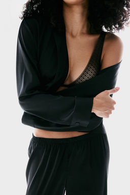 Pijama de saten - H&m фото 3