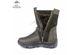 Монголки подростковые коричневые, литая подошва