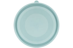 Салатница с крышкой 4 л 25,5*25,5*12,3 см серо-голубой (модель 282) - Elan gallery фото 5