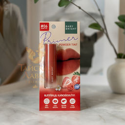 Тинт для Губ и Щек Бархатный Матовый 06 Berry Tea, Терракотовый BABY BRIGHT, 2.4 гр