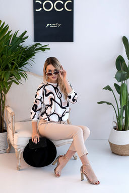 Блуза Nika.PL Hajdan-1 бежевый дл