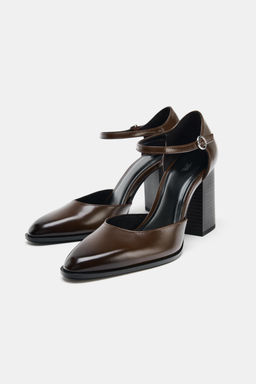 BLOCK HEEL MARY JANE SHOES - Zara фото 3