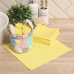 Набор махровых декоративных салфеток Этель Patchwork 30х30см-5шт, 100% хлопок