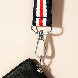 Ручка-петля для сумки, стропа, 20 2,5 см, цвет синий/белый/красный - Арт узор фото 5