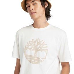 Timberland / Футболка T-Shirt Merrymack River Garment Dye Logo Graphic  фото 3