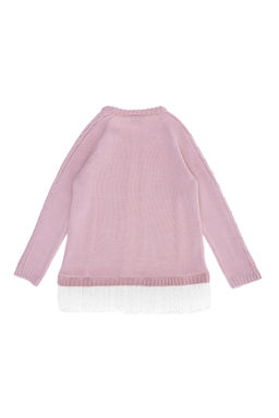 Свитер лососевого цвета для девочки - U.s. polo assn фото 2