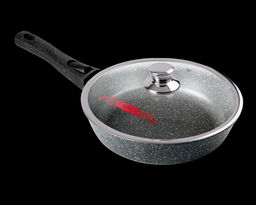 Сковорода 220/55мм со съемной ручкой с крышкой с2254аг - Горница фото 2