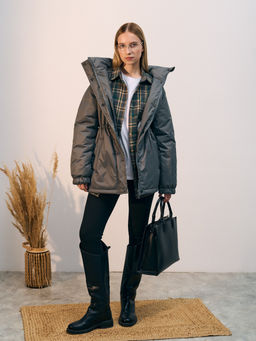 Куртка демисезонная "Нео" темно-серый