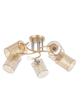 Люстра XA1322B/5, 5×60 Вт, E27, цвет золото, хром