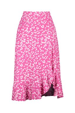 TRENDYOLMILLA K?rm?z? Bask?l? Buzgu Detayl? ve Volanl? Yuksek Bel Esnek Etek TWOSS21ET0029 фото 7