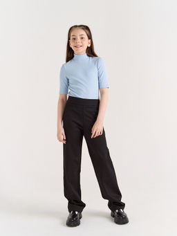 Брюки Черные для девочки 7+ - Bungly фото 2
