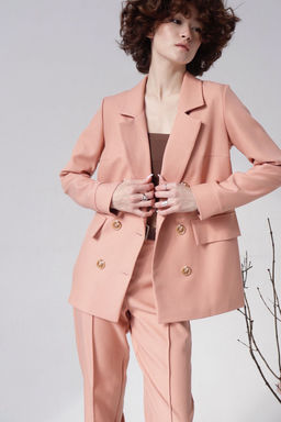 Брюки со стрелками в тёплом розовом - Martichelli фото 4