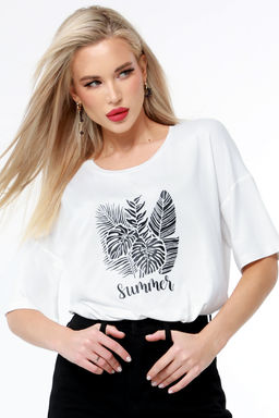 Футболка Нереально крутая, вайт - Dstrend фото 3