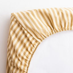 Постельное белье Этель дуэт Полоса 143*215-2шт, 180*200*25, 50*70-2шт, цв.бежевый.  фото 4