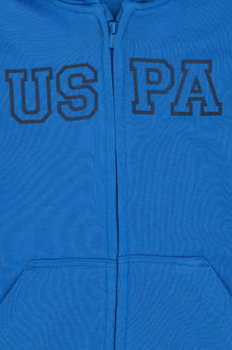 Вязаный кардиган для мальчика кобальтово-синего цвета Неожиданная скидка в корзине - U.s. polo assn фото 3