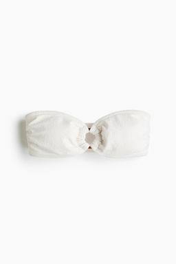 Top de bikini bandeau con relleno