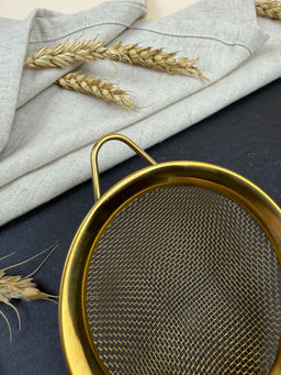 Цена за 2 шт. Сито золото 8см OLS-432-1