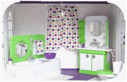 УЦЕНКА. Ванна на батар. (3540) течёт вода из душа, в МЯТОЙ коробке (под 2 бат. R6)