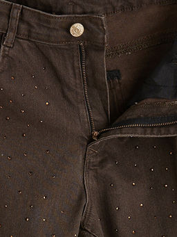 Wideleg Ta?l? K?z ?ocuk Jean Pantolon