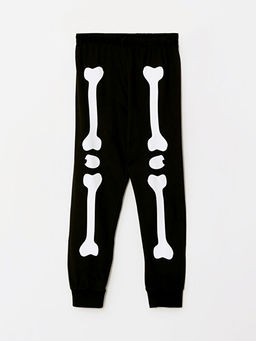 Bisiklet Yaka Bask?l? Uzun Kollu Erkek ?ocuk Pijama Tak?m? - Waikiki фото 3