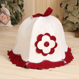 Шапка для бани Красотка