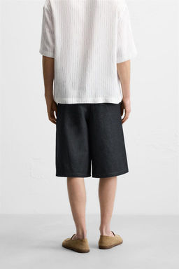 PLEATED WIDE-LEG JORTS - Zara фото 3