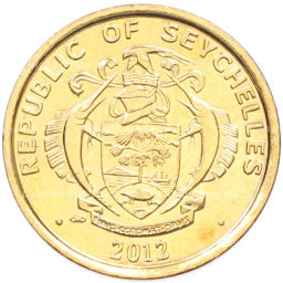 Монета 5 центов 2012 года Сейшелы