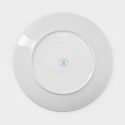 Тарелки новогодние Добрушский завод «Зимний лес», набор 6 шт., d=24 см, фарфор, МИКС