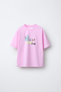 CAMISETA HANGYODON AND FRIENDS  SANRIO / Rosa