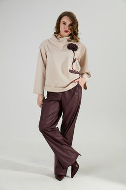 Джемпер NIKVA н923-7 капучино