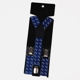 Подтяжки детские, ширина 2.5 см, цвет синий