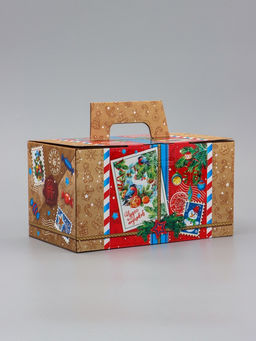 Цена за 5 шт. Коробка подарочная новогодняя «Почта» 27×14.5×16 см