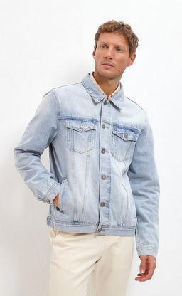 Куртка джинс F211-1272 l.blue