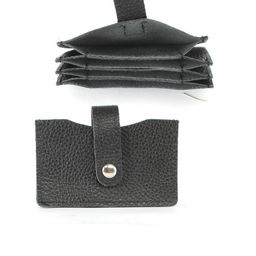 Обложка пропуск/карточка/проездной Croco-фк-1008 натуральная кожа черный флотер (40) 255802