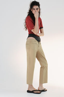 MINI FLARE TROUSERS WITH POCKETS - Zara фото 4
