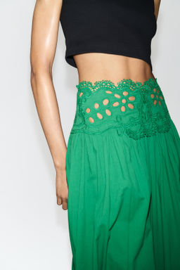 Falda de algod?n con detalle de encaje - H&m фото 6