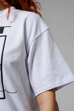 8506/1 Футболка женская оверсайз - Натали фото 135