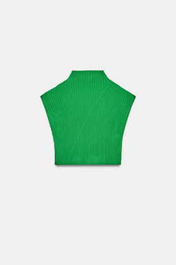 CHALECO PUNTO RIB / Verde - Zara фото 6