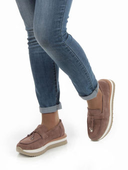 03-5951-9 BROWN Лоферы женские - No name фото 3