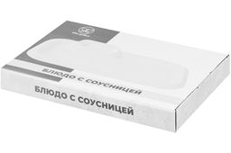 Блюдо 30,5*20*3 см Айсберг с соусницей - Elan gallery фото 8