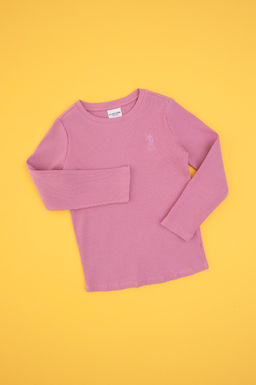 K_z _ocuk Pembe Sweatshirt